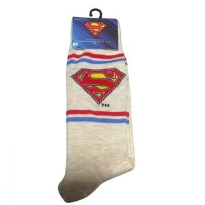 DC Superman Crew Socks | O/S Adult | NWT